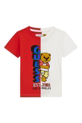 T-shirt - Blanc et rouge