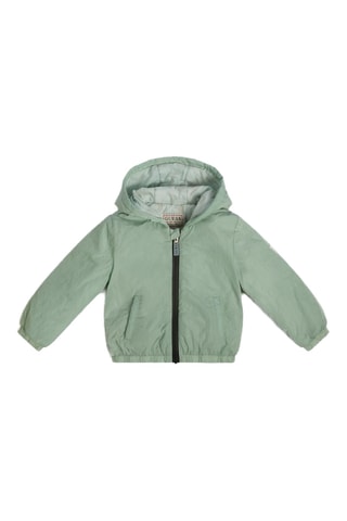 Bomber à capuche - Vert clair