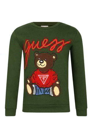 Sweat - Rouge et vert olive