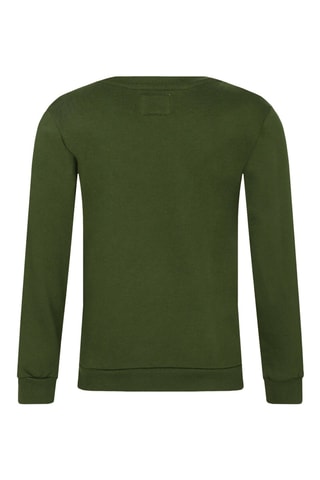 Sweat - Rouge et vert olive