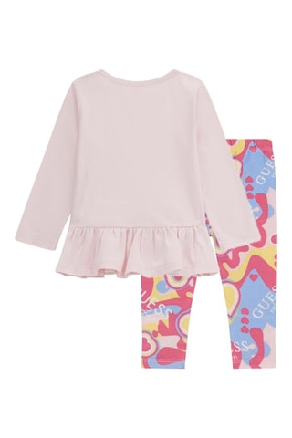 T-shirt et legging - Rose poudré