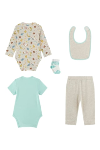 Ensemble 5 pièces - Beige chiné