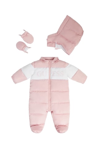 Combipilote à capuche - Rose