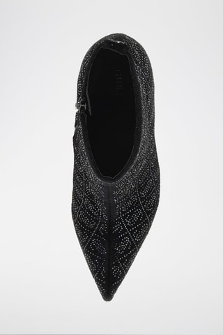 Bottines en velours - Noir