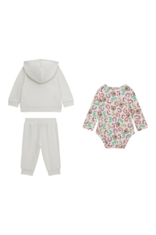 Ensembles 3 pièces en coton biologique - Blanc