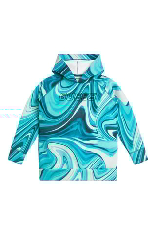 Sweat à capuche Turquoise