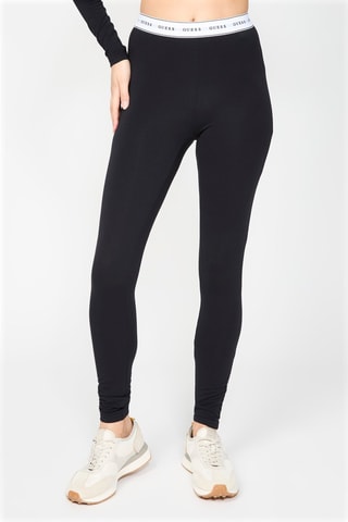 Legging en coton biologique taille haute - Noir
