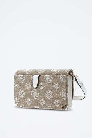 Sac porté épaule - Blanc et beige