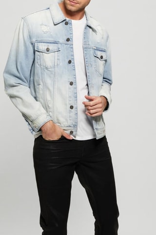 Veste en jean Bleu marine