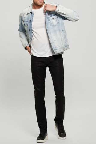 Veste en jean Bleu marine