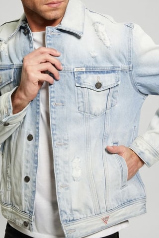 Veste en jean Bleu marine