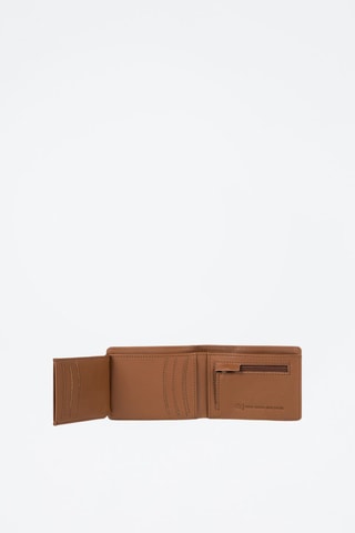 Portefeuille en cuir - Marron - Element