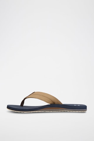 Sandales - Camel et bleu marine