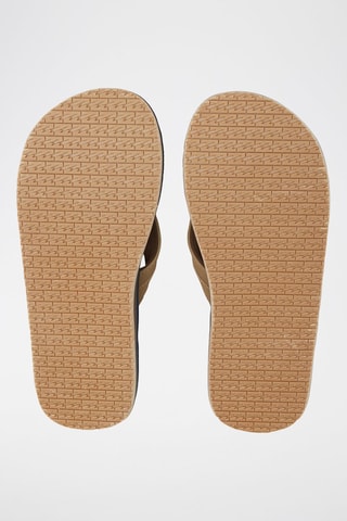 Sandales - Camel et bleu marine