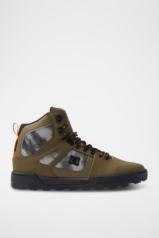 Boots en cuir - Vert olive - DC Shoes