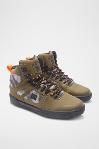 Boots en cuir - Vert olive - DC Shoes