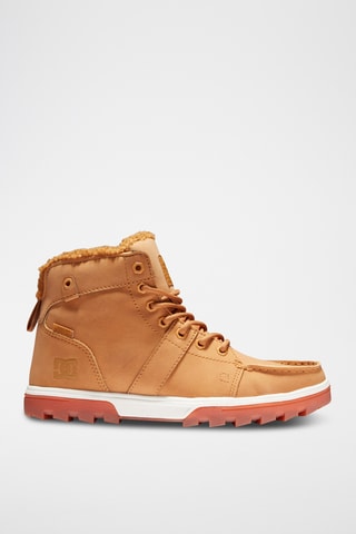 Boots fourrés en cuir - Marron - DC Shoes