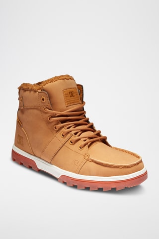 Boots fourrés en cuir - Marron - DC Shoes