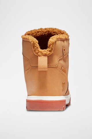 Boots fourrés en cuir - Marron - DC Shoes