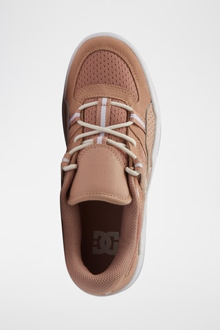 Chaussures de skateboard en cuir - Beige - DC Shoes