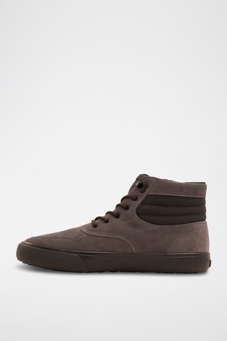 Baskets montantes en nubuck - Noir - Element