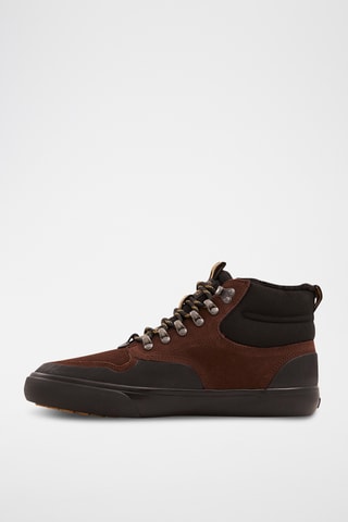 Baskets montantes fourrées en nubuck - Marron - Element