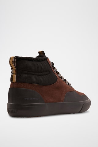 Baskets montantes fourrées en nubuck - Marron - Element
