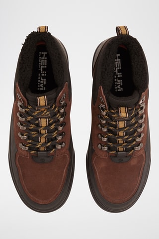 Baskets montantes fourrées en nubuck - Marron - Element