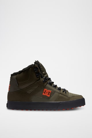 Baskets montantes fourrées en nubuck - Kaki - DC Shoes