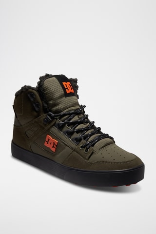 Baskets montantes fourrées en nubuck - Kaki - DC Shoes
