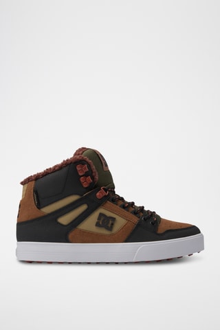 Baskets montantes fourrées en nubuck - Marron - DC Shoes