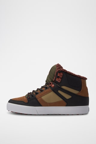 Baskets montantes fourrées en nubuck - Marron - DC Shoes
