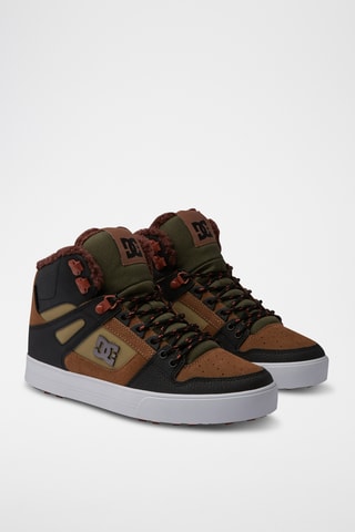 Baskets montantes fourrées en nubuck - Marron - DC Shoes