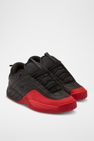 Baskets en cuir - Noir et rouge - DC Shoes