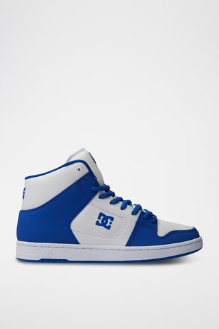 Baskets montantes en cuir - Bleu électrique - DC Shoes