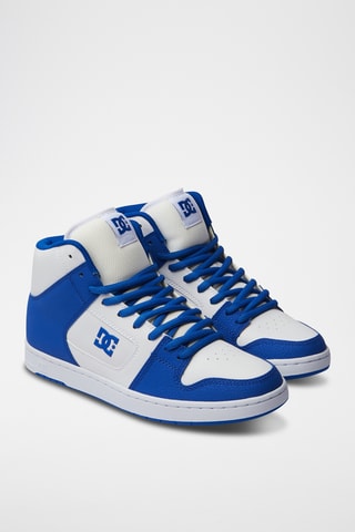 Baskets montantes en cuir - Bleu électrique - DC Shoes
