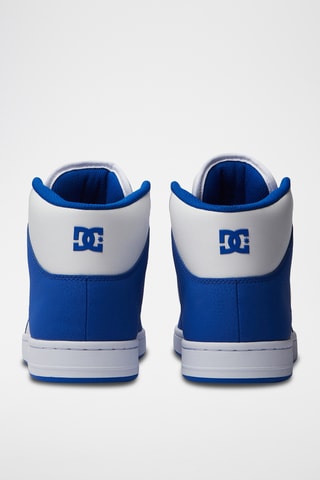 Baskets montantes en cuir - Bleu électrique - DC Shoes