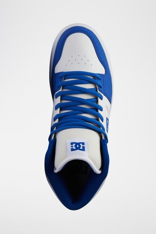Baskets montantes en cuir - Bleu électrique - DC Shoes