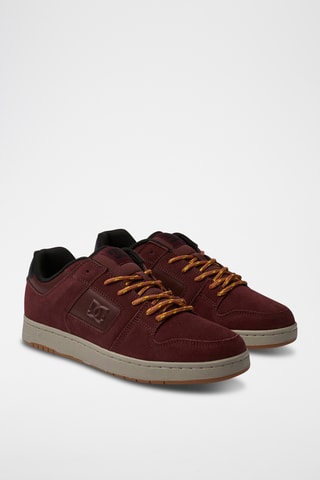 Chaussures de skateboard en nubuck - Marron - DC Shoes