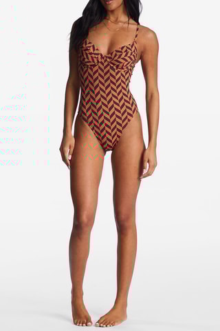 Maillot 1 pièce - Rouge brique - Billabong