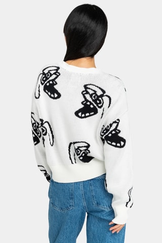 Pull en coton biologique - Blanc - Element