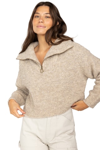 Pull court - Beige chiné - Billabong