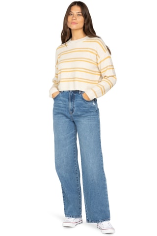 Pull court - Blanc et jaune - Billabong