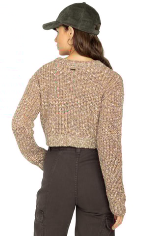 Pull court - Marron chiné - Billabong
