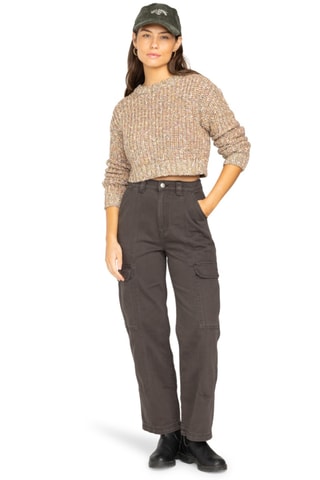 Pull court - Marron chiné - Billabong
