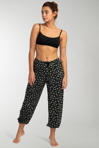 Pantalon regular 7/8 taille haute - Noir - Billabong