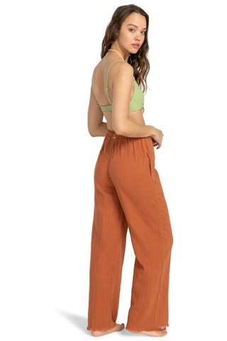 Pantalon évasé taille haute - Marron - Billabong