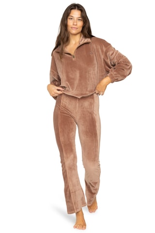 Pantalon slim en velours taille haute - Marron - Billabong
