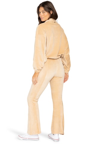 Pantalon slim en velours taille haute - Beige - Billabong