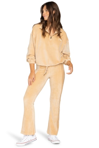 Pantalon slim en velours taille haute - Beige - Billabong